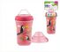 Copo de Aprendizado com Bebedor de Silicone, Rosa, Lillo 240ml por R$21.99