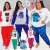 🔥 Pijama Feminino PLUS SIZE Barato Blusa Longa e Calça Luxo Inverno Personagens