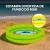 Piscina Infantil Inflável Bebê 2 Anéis 28L Pequena Redonda Verão Praia (VERDE)