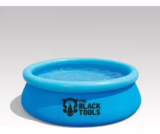 Piscina Inflável Circular The Black Tools 1400l Reforçada Azul