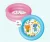 Piscina Inflável Kiddie 2 Anéis Bel Fix Azul/Rosa