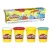 🛍️Play-Doh, Massinha de Modelar Infantil, Kit com 4 Potes – Conjunto de Brinquedo com Cores Variadas – A partir de 2 Anos