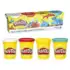 🛍️Play-Doh, Massinha de Modelar Infantil, Kit com 4 Potes – Conjunto de Brinquedo com Cores Variadas – A partir de 2 Anos