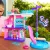 💥 Playset e Mini Boneca – Polly Pocket – Pollyville – Mega Shopping – Mattel
