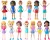 POLLY POCKET! SORTIMENTO BONECA BÁSICA FWY19 MATTEL COLORIDO – APENAS 1 (UM) ITEM, NÃO É POSSÍVEL ESCOLHER A BONECA