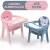 🛍️ Poltrona de Alimentação Infantil Portátil Cadeira Refeição Plasutil Para Bebê Com Bandeja Para Colorir – Azul e Rosa