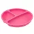 🛍️PRATO SILICONE COM DIVISÓRIA COLORS ROSA, Clingo, Rosa