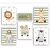 Quadros decorativos safari 6 peças com o nome do seu filho(a) para seu enxoval