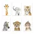 Quadros para decorar quarto infantil animais fofos minimalista