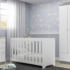 Quarto Completo Pimpolho com berço 3 em 1 com rodízios Multimóveis Branco*