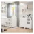 Quarto De Bebê Completo Berço Americano E Cômoda Uli Peroba