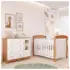 Quarto De Bebê Completo Berço Americano Marquesa Cômoda Uli