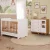 Quarto de Bebê Completo com Berço Americano Ben 3 Em 1 Cômoda Uli 4 Gavetas 100%MDF Móveis Peroba