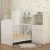Quarto de Bebê Completo com Berço Guarda-roupa e Cômoda Multimóveis 2869.010