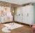 Quarto de Bebê Completo com Guarda Roupa Cômoda e Berço 100% Mdf Jolie Retrô Espresso Móveis Branco Brilho/Amêndoa