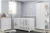 Quarto Infantil Completo João e Maria com berço 3 em 1 + colchão Multimóveis + Roupeiro e cômoda Branco