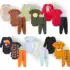 Kit 12 peças body bebê manga curta manga longa mijão menino roupa bebe