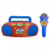 Radio com microfone Boombox karaoke Patrulha Canina