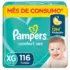 Fralda Pampers Confort Sec Jumbo Plus G com 128un