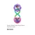 Rattle & Shake Barbell, Bright-Starts, Roxo/Azul/Verde