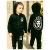 roupa de inverno conjunto juvenil masculino calça e casaco de menino infantil