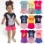 Roupa Infantil Menina Kit Verão 8 Peças Conjunto Feminino Criança Pronta Entrega