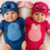 Roupinha para bebê Stitch azul ou rosa