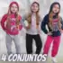 Kit 3 Conjunto Infantil Juvenil de frio inverno Cotom Roupa Criança 1 ao 16 – Canoah Confecção