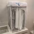 Escova Secadora Modeladora Jimmystore 1000W Íons Anti-Frizz Alisadora 3 em 1 110V Preta