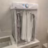 Calça Cargo Jogger Jeans Feminina Cintura Alta Com Lycra