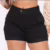 Short Jeans Feminino Shorts Cargo Com Lycra Cintura Alta