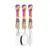 SIMONAGGIO Jogo de Talheres Infantil Disney Kids Princesas – Kit de Talheres de Aço Inox Com Cabo Plástico – Multicor – 3 Peças