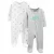 Simple Joys by Carter’s Baby Neutral Pacote com 2 pés de algodão para dormir e brincar, Tartaruga cinza/lhama branca, 3-6 Meses