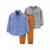 🛍️Simple Joys by Carter’s Conjunto de 3 peças para bebês meninos, cambraia, 3T