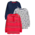 Simple Joys by Carter’s Pacote com 2 vestidos canelados elásticos para meninas, Rosa/cinza, 5 Anos