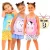 Super Kit 3 Baby Doll Camisola Confort Infantil Verão Alcinha Regata Estampas Variadas Revenda