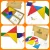 Tangram de Madeira Versão Box de Luxo Educativo Mia Gato Brinquedos