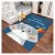 Tapete Quarto Infantil Belga Kids Base Antiderrapante 1,00 x 1,40 Estampas Divertidas
