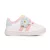 🛍️ Tênis Baby Feminino Menina Branco Elástico Tiras Detalhe Flor Confortável
