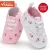🛍️Tênis Bordados Florais Para Bebês Meninas De 0 A 18 Meses Com Sola Macia Primeiros Caminhantes