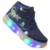 Tenis Botinha Masculino De Led Infantil Dinossauro Personagem DIversão Luzinha