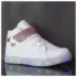 Tenis Feminino Infantil Botinha Borboleta De Led Meninas Cano Alto