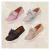 Tênis Feminino Infantil Casual Sapatilha Menina Confortável Slip On Gliter Laços