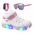 🤩Tênis Feminino Infantil De Led Borboleta + Óculos E Relógio