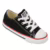Tênis Infantil Converse All Star Chuck Taylor, Preto com Vermelho – Tam 20 ao 25