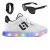 Tenis Infantil De Led Casual Escolar Sapatenis Meninos Street Calce Facil + Oculos Relogio