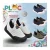 Tênis Ploc Street Calce Fácil Slip On Flat Anatômico Cinza Com Preto
