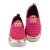 Tênis Ploc Street Calce Fácil Slip On Flat Anatômico Pink com Dourado infantil