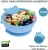 Tigela de Silicone Infantil com Ventosa Antiderrapante, 250ml