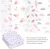 Toalha de Fralda Papi Estampada 1, 0M X 70cm 03 Un, Papi Textil, Rosa